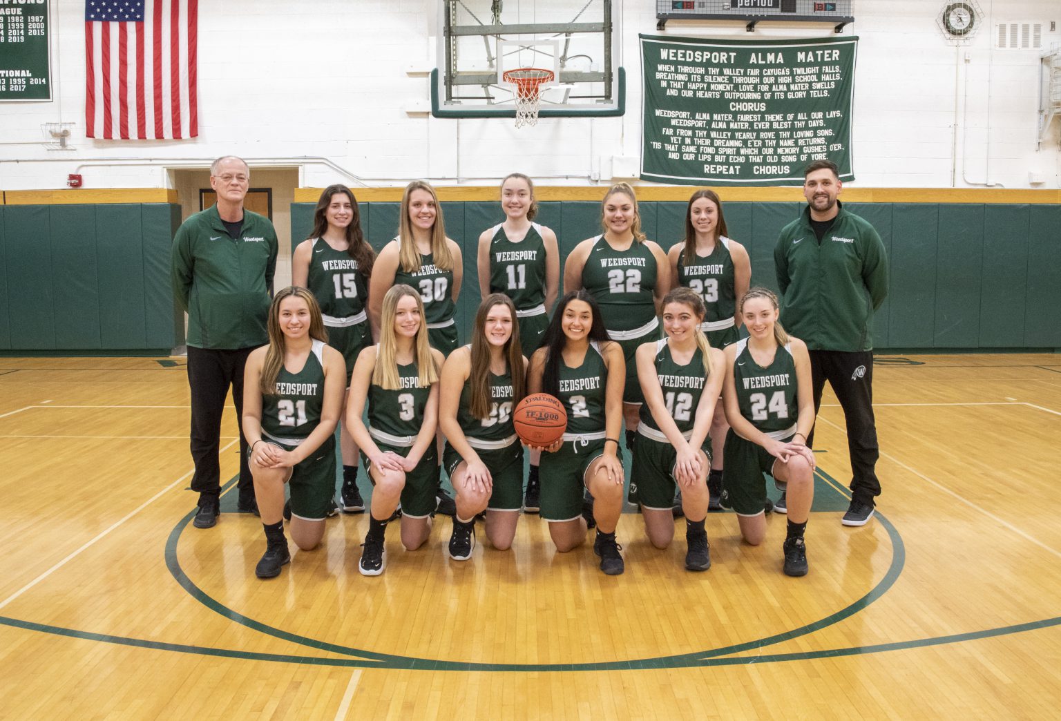 Varsity Girls Basketball Team Takes Home Patriot League Title Weedsport Central School District 7414