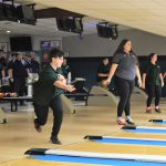 A Weedsport student bowls during a 2022 match